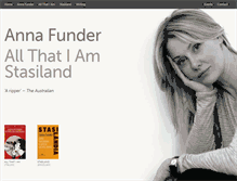 Tablet Screenshot of annafunder.com